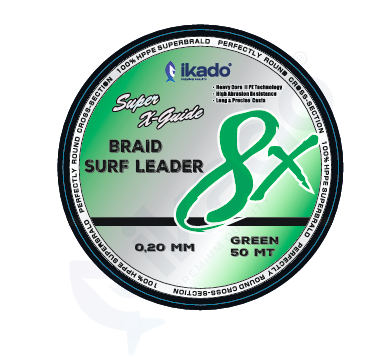 İKADO 8X 50MT SURF LEADER - YEŞİL
